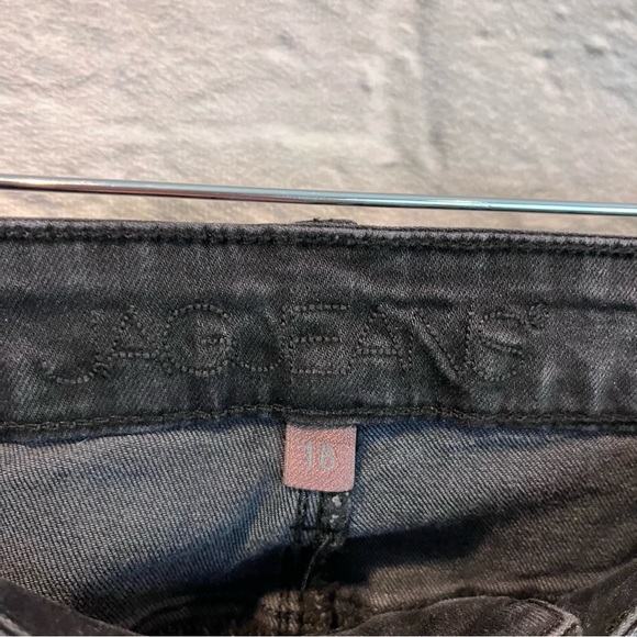 NWT Jag Jeans 16 Mera Low Waist Skinny Ankle Distressed Black Jeans - Picture 10 of 13